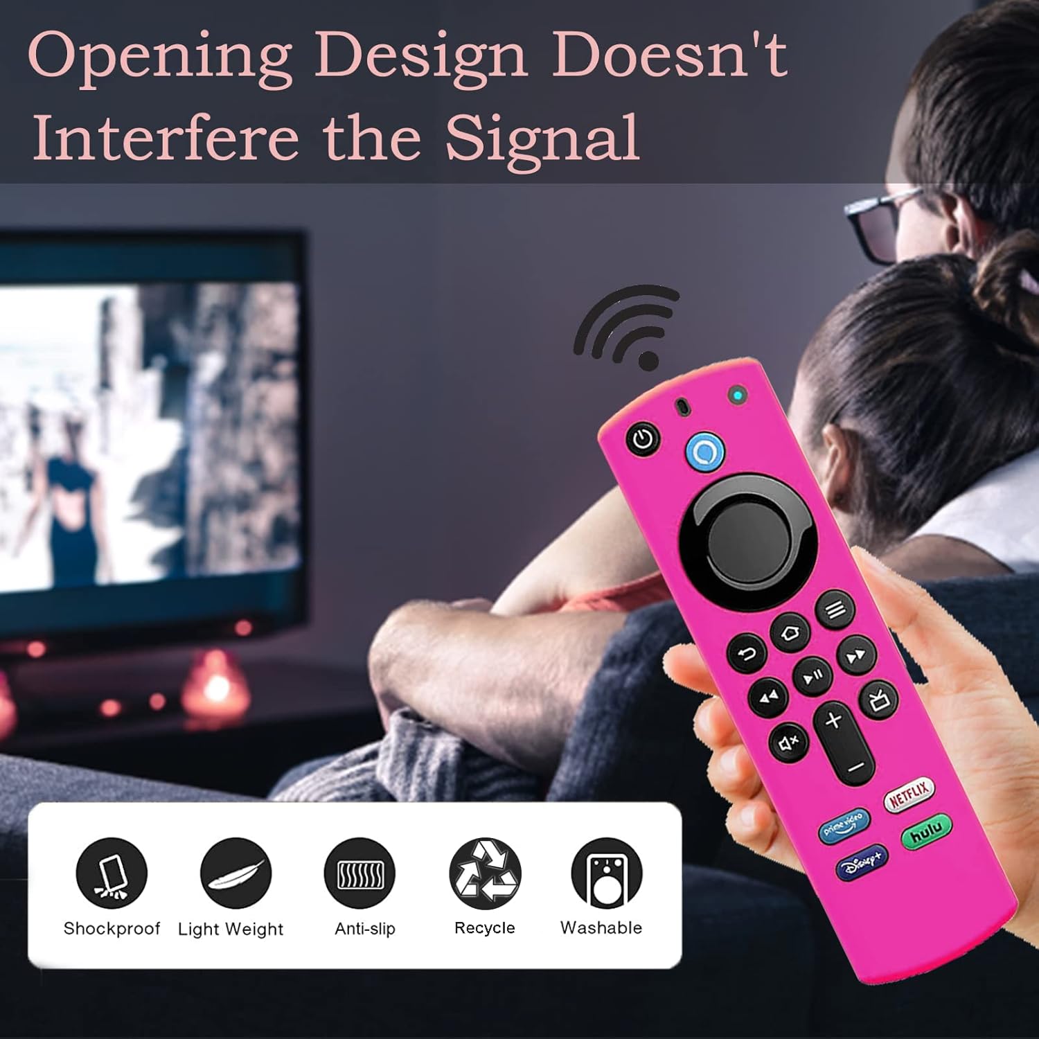 Capa protetora de silicone para fire stick 4k max 3a geração remoto que brilha no escuro, anti-queda, capa à prova de poeira para controle de fire tv