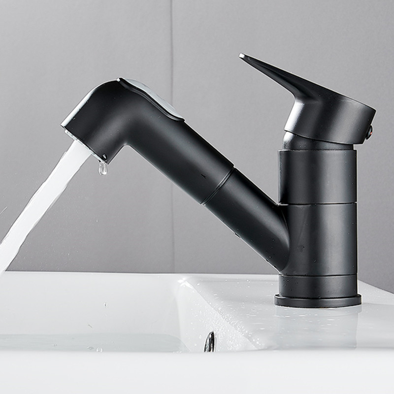 ALWAYSME-grifo extraíble para autocaravanas, barcos, yates marinos: Negro