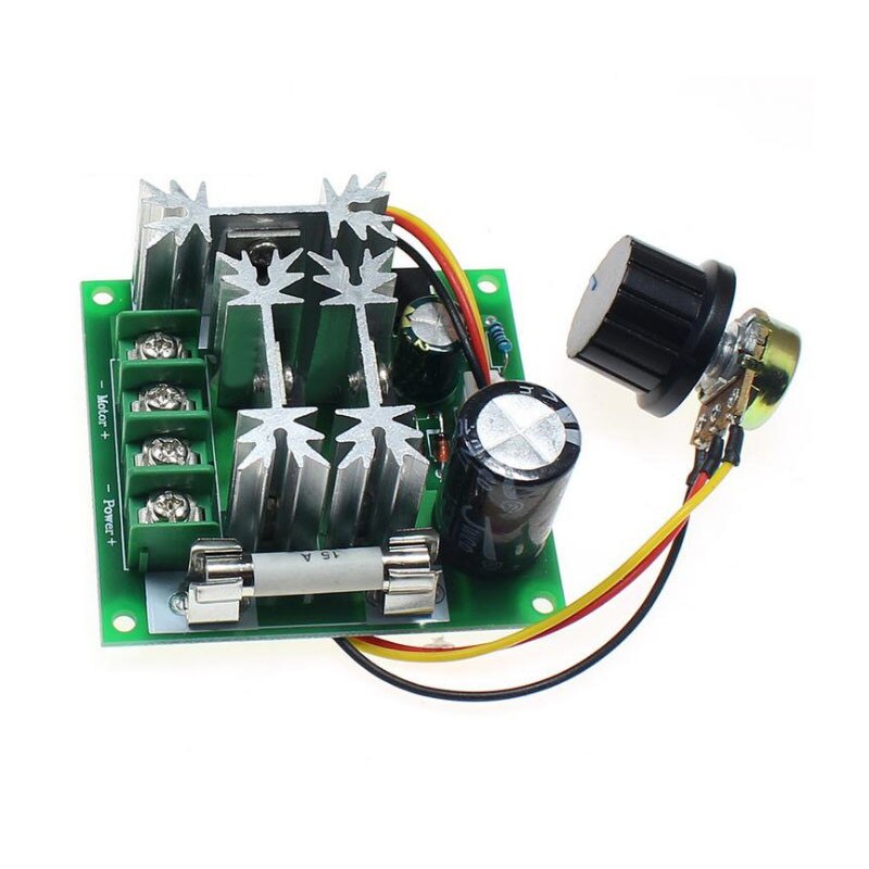 DC 6V-90V 15A DC Motor Speed Controller Stepless Speed Regulation Width PWM DC 12V 24V 36V 48V 1000W