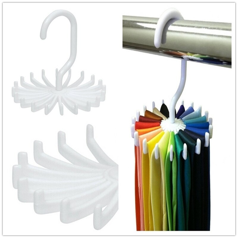 Multilayer Storage Racks Plastic Clothes Drying Rack Holder Buckle Wardrobe Scarf Clothes Hangers Organizer Holders