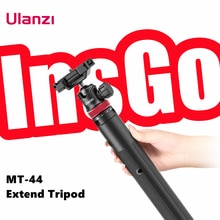 Ulanzi-trípode extensible de MT-44 para cámara DSLR, trípodes de Vlog con zapata fría, soporte de montaje de teléfono para micrófono, luz LED