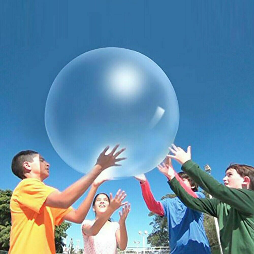 Childen Magic Bubble Ball Outdoor Oversized Water Filled Balloon TPR Inflatable Air Parent-child Ball Toys Party Game Kids