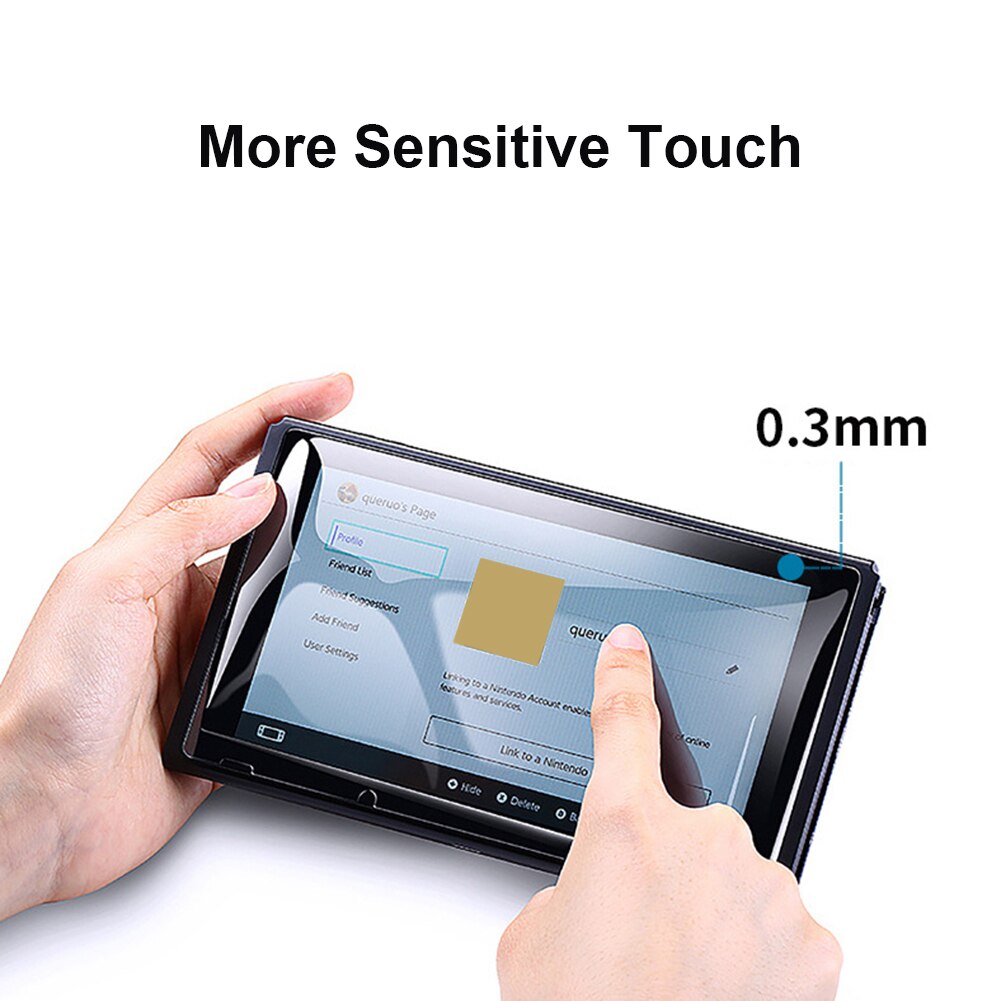 1/2PCS Transparent HD Clear Saver Protector Film Tempered Glass Screen Protector for Nintendo Switch OLED Accessories