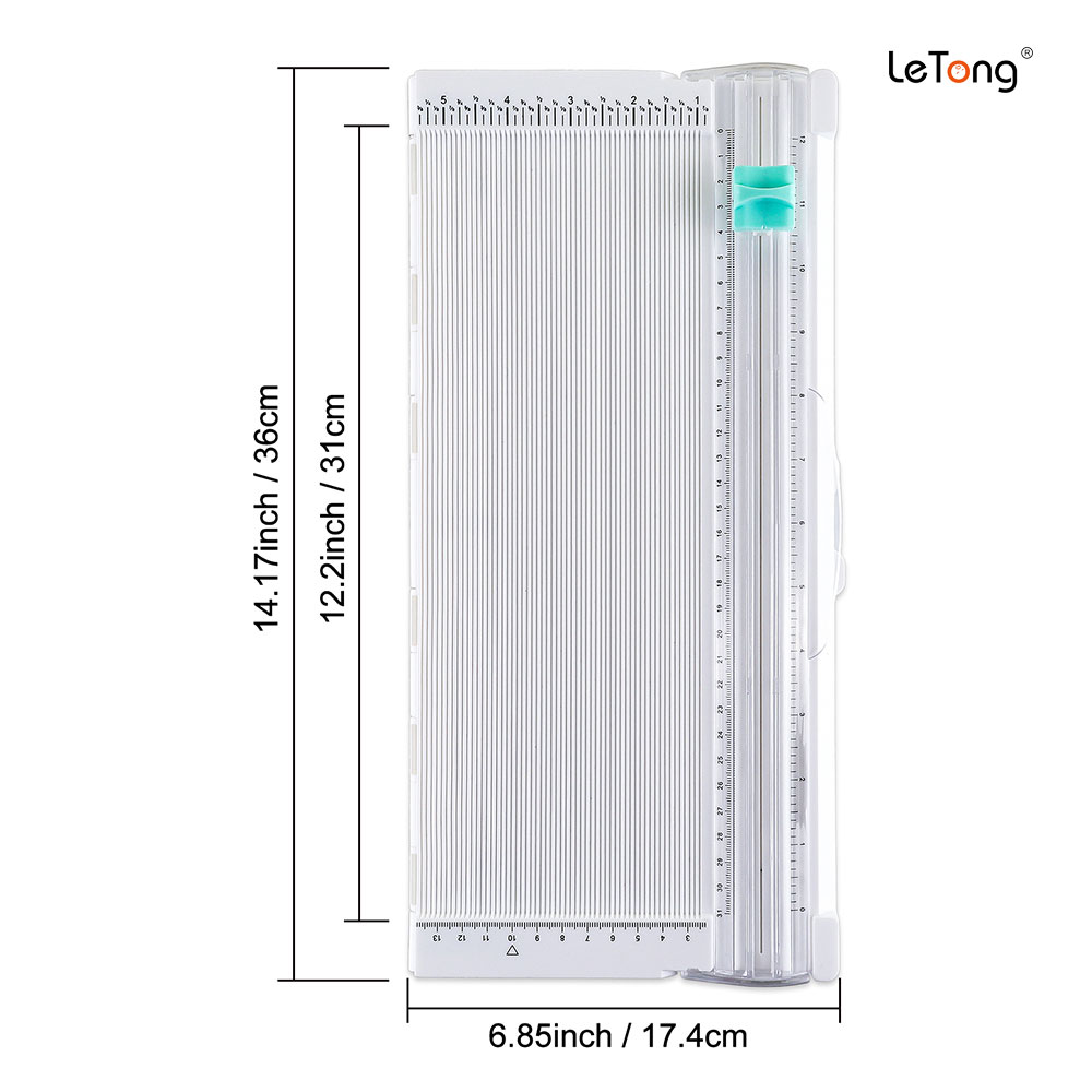 36x33.7cm Paper Trimmer Scoring Board Craft Paper Cutter Folding Scorer for DIY Scrapbooking Card Making Tool