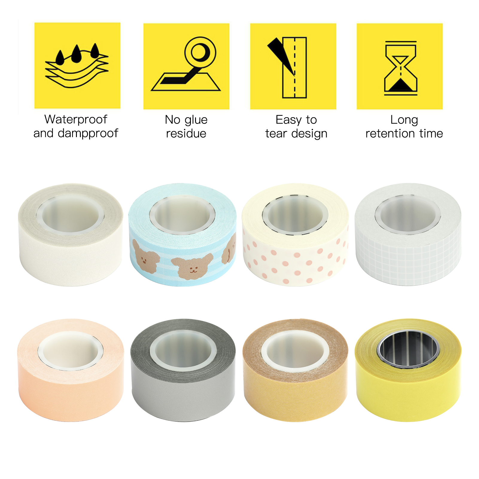 Máquina para hacer etiquetas adhesivas, impresora térmica de papel, clasificación de precios de nombre, impermeable, resistente a roturas para maquillaje