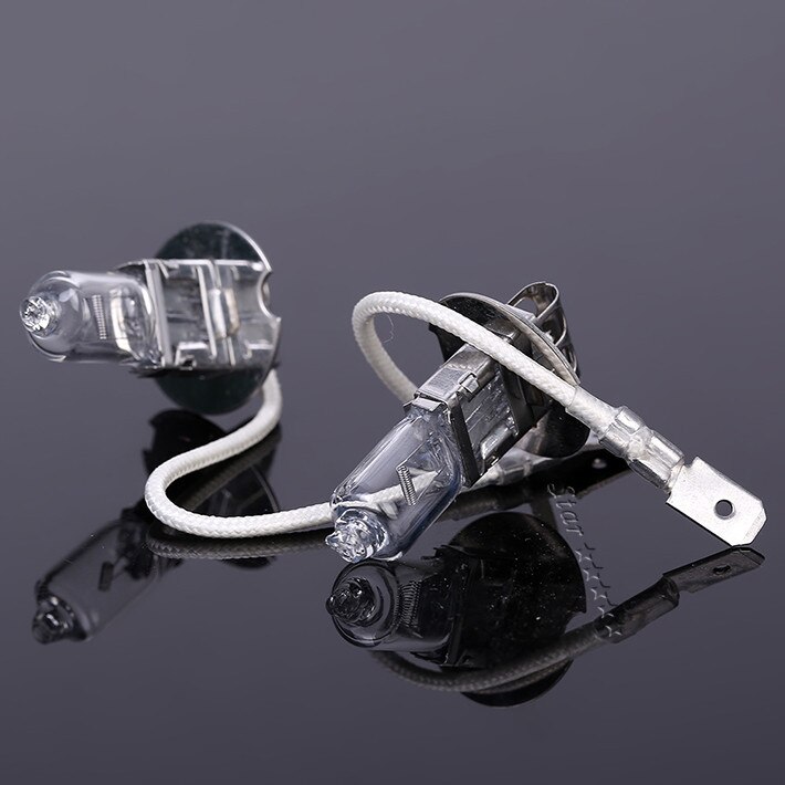 2x h3 halogen xenon bil lyspære lampe bil lys pærer  h3 12v 55w fabrikk pris bil styling parkering
