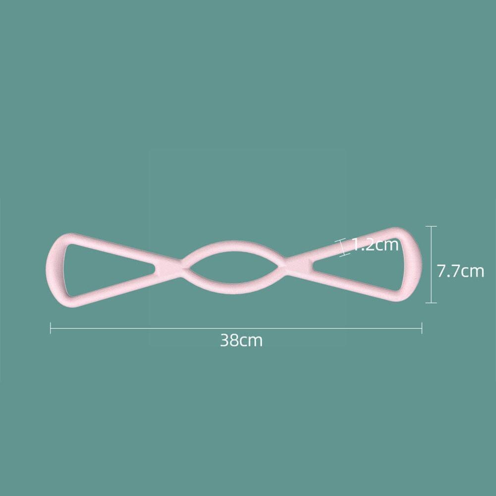 Yoga-widerstandsband tpr widerstandsbänder 8 rally schönes elastisches brustdehnungsband offenes yoga-band seil rücken-yoga schultern  y8 d 0