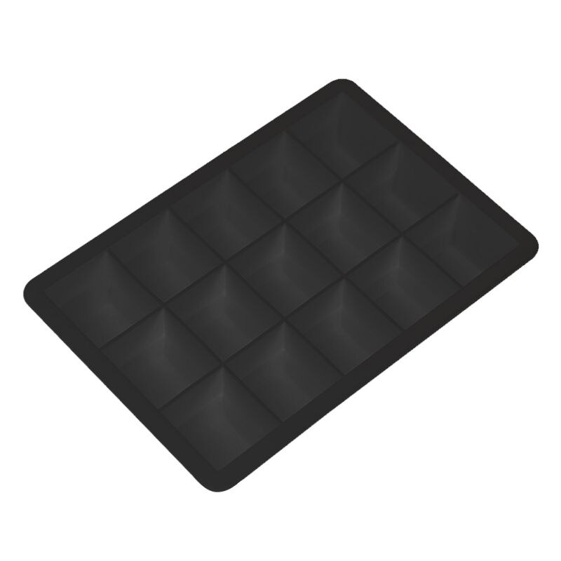 Eis Gitter Silikon Würfel bilden Gelee Macher Küche Werkzeug15 Gitter Silikon DIY Eis Gitter Würfel bilden Creme Tablett Container 1: B