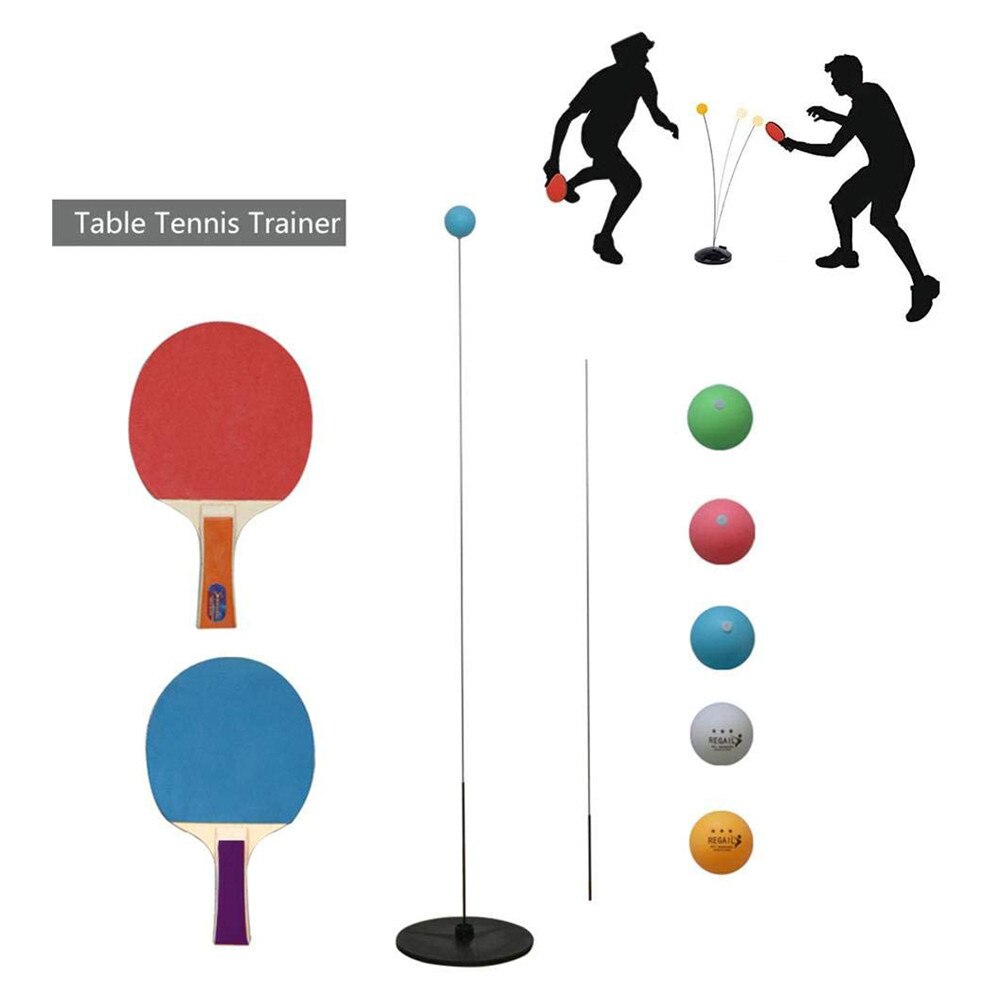 Table Tennis Training Device Children Adult Table Tennis Net Anti-Myopia Table Tennis Set Equipment Body Fitness Strength Tools