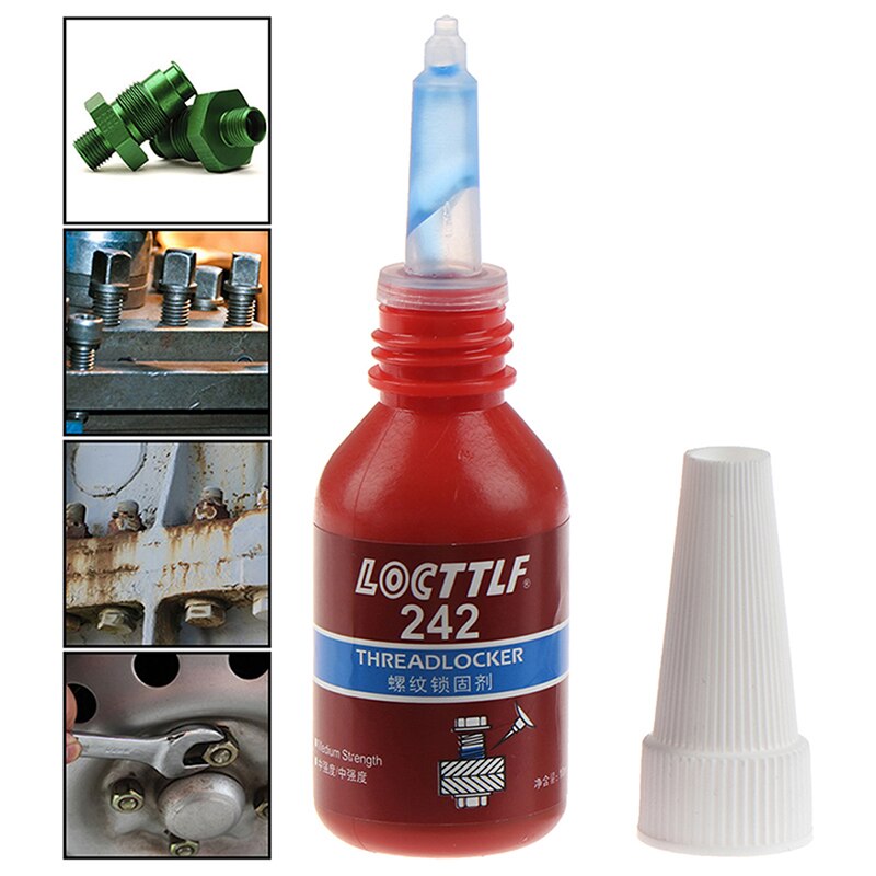 1Pc 10Ml 242 Lijm Schroef Anaërobe Lijm Afdichting En Lekvrij Draad Borgmiddel Anti-Corrosie Draad Anti-Druk Lijm