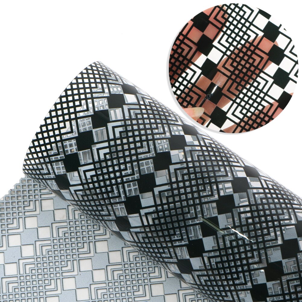 20*34cm julegeometrisk gennemsigtigt kunstlæder til fremstilling af øreringe hjemtekstil hårbuer telefon sag bogomslag ,1 yc 11571: 1101791001