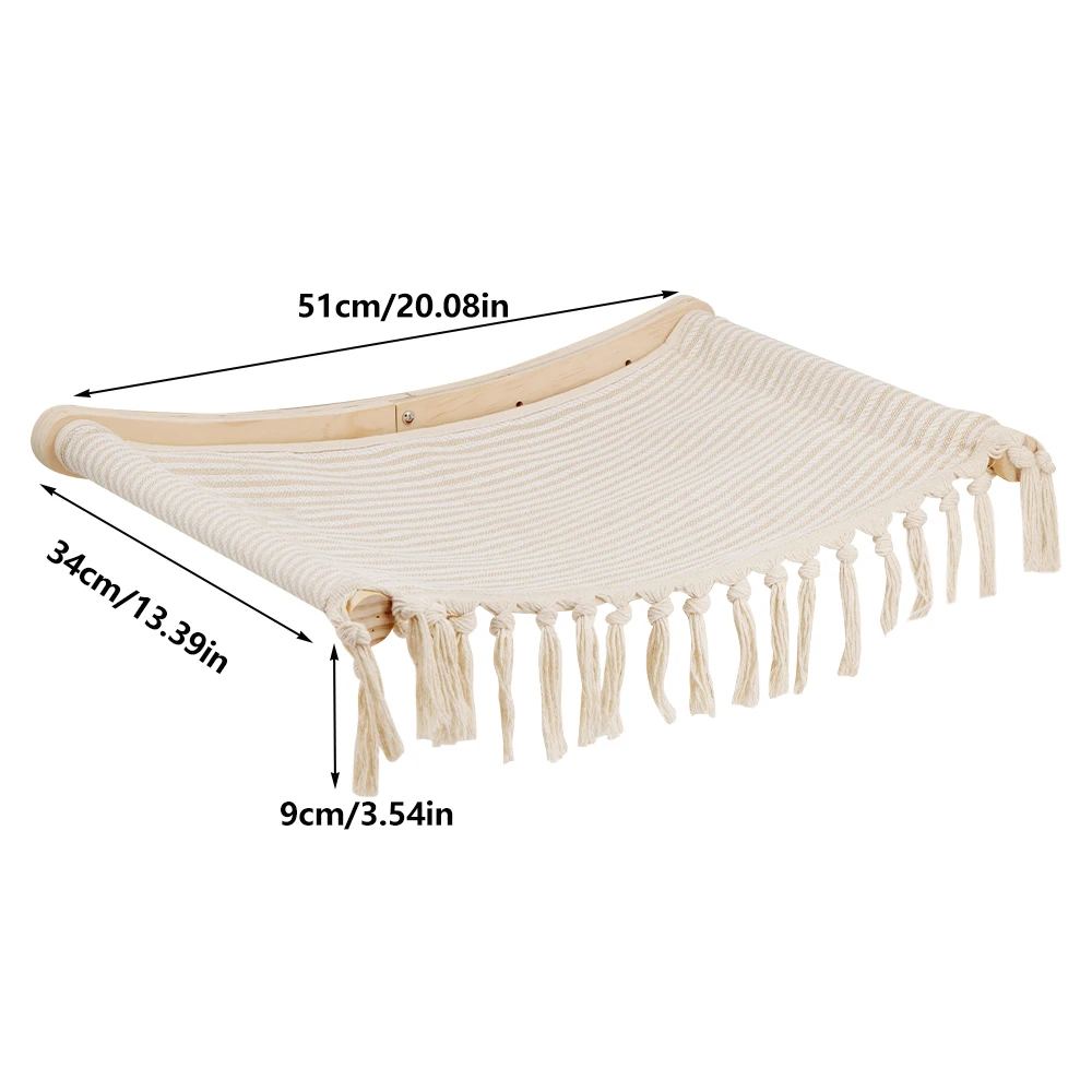 Katze Wand Klettern Regale Sisal Seil Kletterer Baum Kratzbaum Hängematte Interaktive Spielen Spielzeug Dschungel Gym für Indoor Katzen: YELLOW