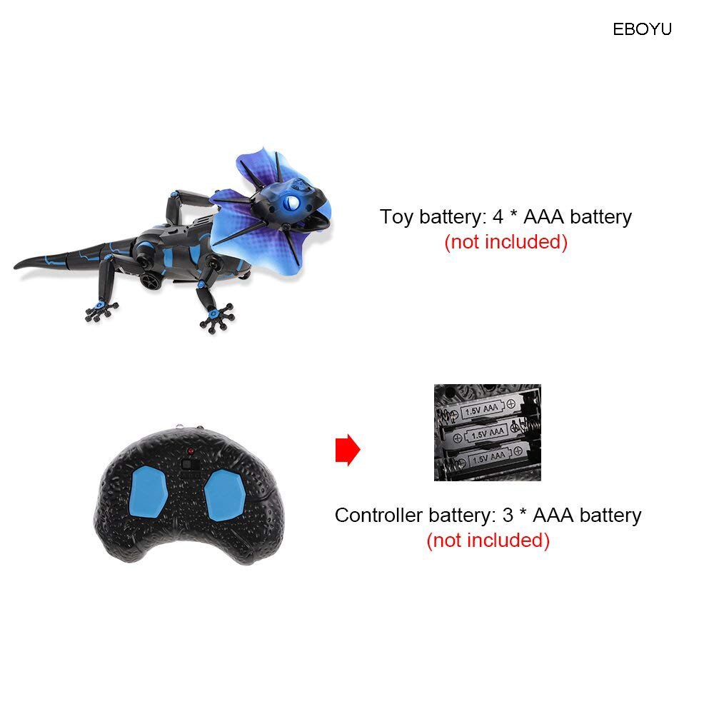 EBOYU infrarouge RC lézard enfants télécommande infrarouge Lizardbot 4 Modes RC lézard enfants jouet