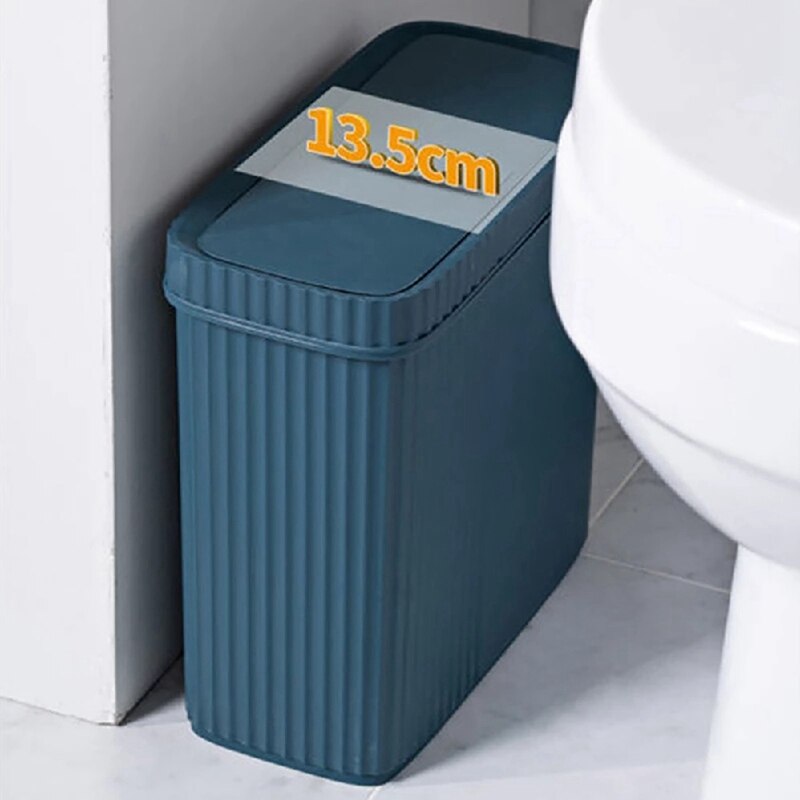Recycling Bin Trash Can With Lid Garbage Bucket Recycle Bin Containers Trash Can For Kitchen Bathroom Toilet Office