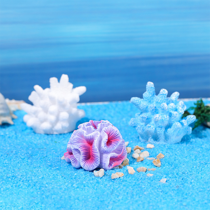 Klein koraal aquarium decor Tiny Sea Coral kunstmatig decor aquarium decor voor aquarium aquarium dierenterrarium en familie