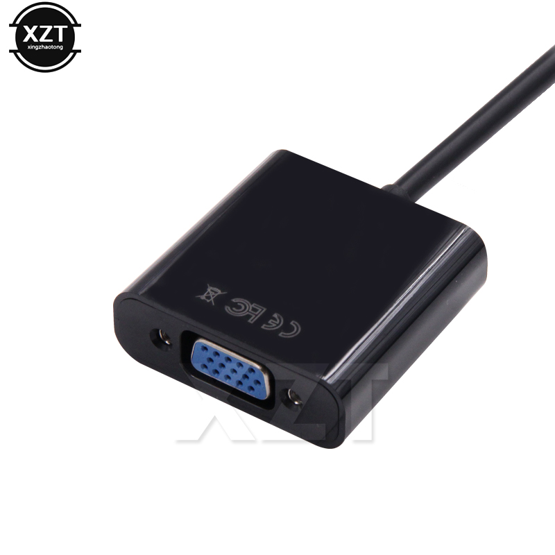 Full HD 1080P DVI-D to VGA Adapter 24+1 25Pin Male to 15Pin Female Cable Converter for PC Computer HDTV Monitor Projector