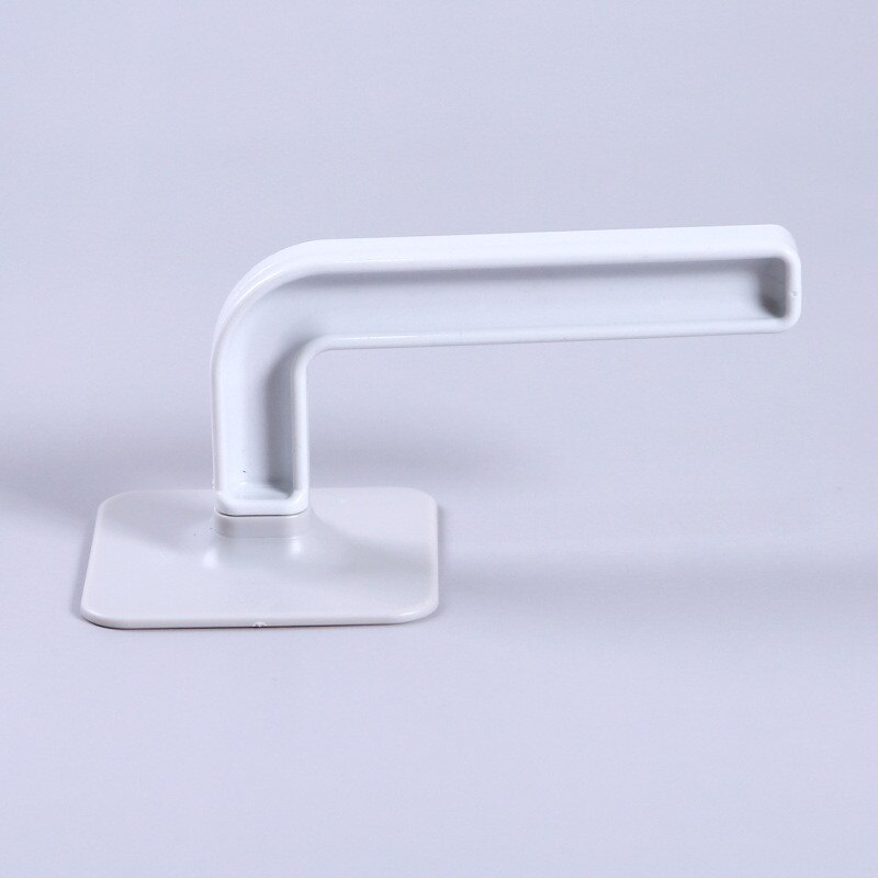 2PC Toilet Paper Holder Kitchen Roll Paper Self Adhesive Wall Wc Accessories Bathroom Tissue Towel Accessories Rack Holders: White
