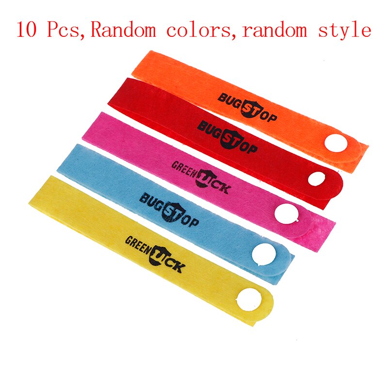 10 Stuks Muggen Polsband Anti Mosquito Pest Insect Netten Bugs Repellent Repeller Pols Band Armband Waterdicht