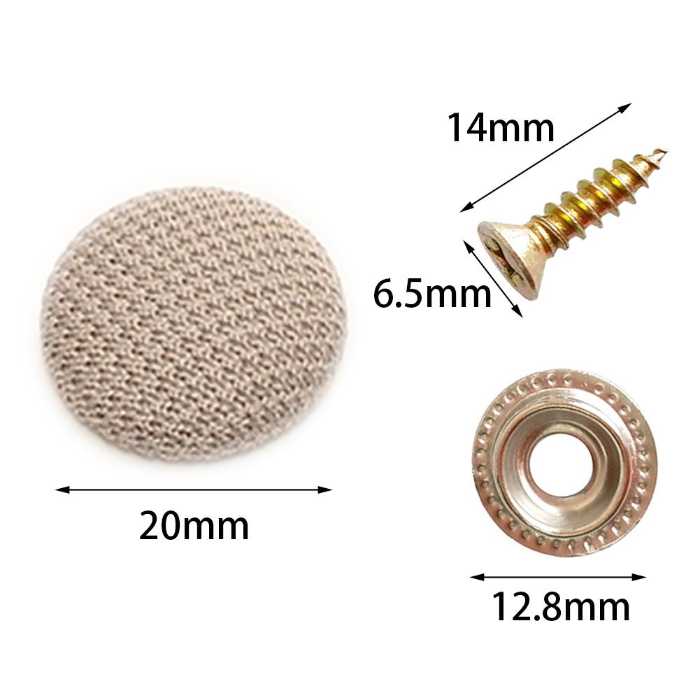 10/50 Stuks Universele Auto Dak Reparatie Gespen Auto Interieur Plafond Doek Schroef Cap Headliner Reparatie Klinknagels Retainer fastener