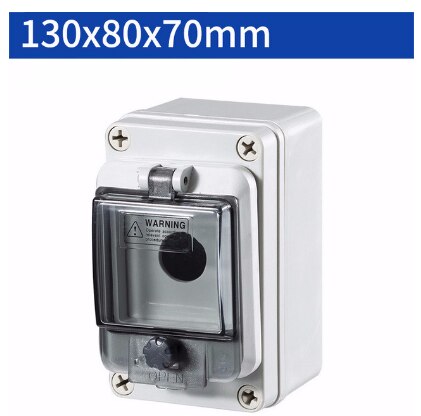 Indoor and outdoor waterproof button switch control box plastic rainproof electric control box box electrical protection cover: A-1