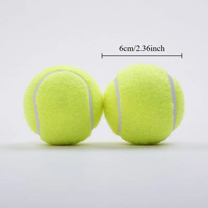 5PCS High Elasticity Tennis Tennis Training Game Ball Outdoor Dogs Bite and Chomp 60mm Tennis Ball