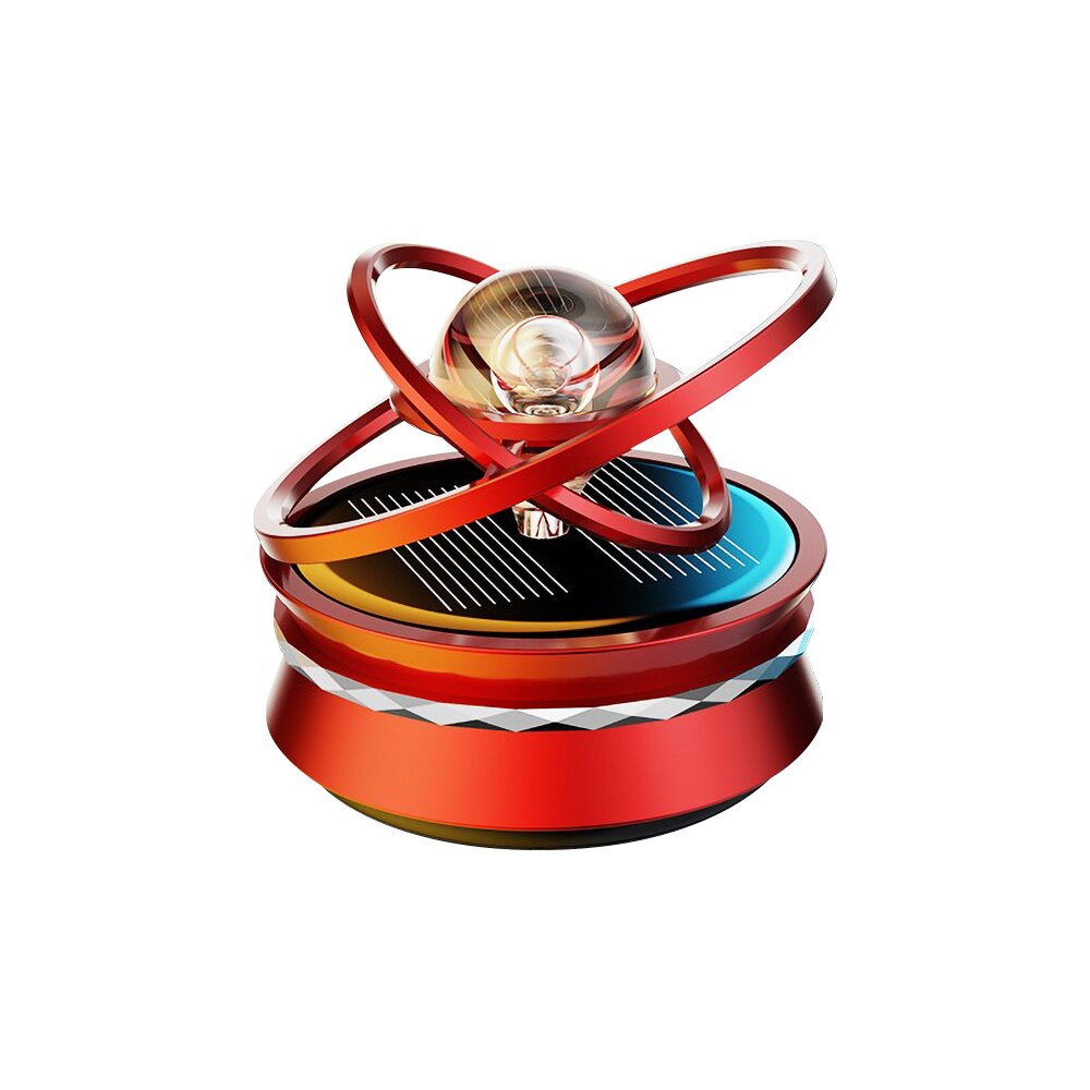 Système solaire en lévitation magnétique pour voiture, décoration rotative créative, porte-parfum, désodorisant: A