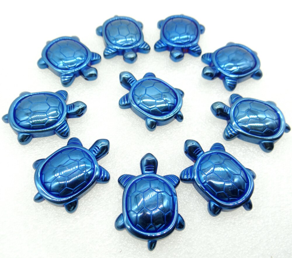 Natürliche Stein Titan Hämatit schildkröte anhänger perlen Edelstein für diy schmuck machen halskette Für Frauen Männer 1 stücke: NO.10