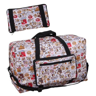 Cute Cartoon Piccolo Twin Stars My Melody Pieghevole Pieghevole Borsa Da Viaggio Trolley Delle Ragazze Delle Donne Tote Sacchetti di Duffle Bagaglio A Mano: 016