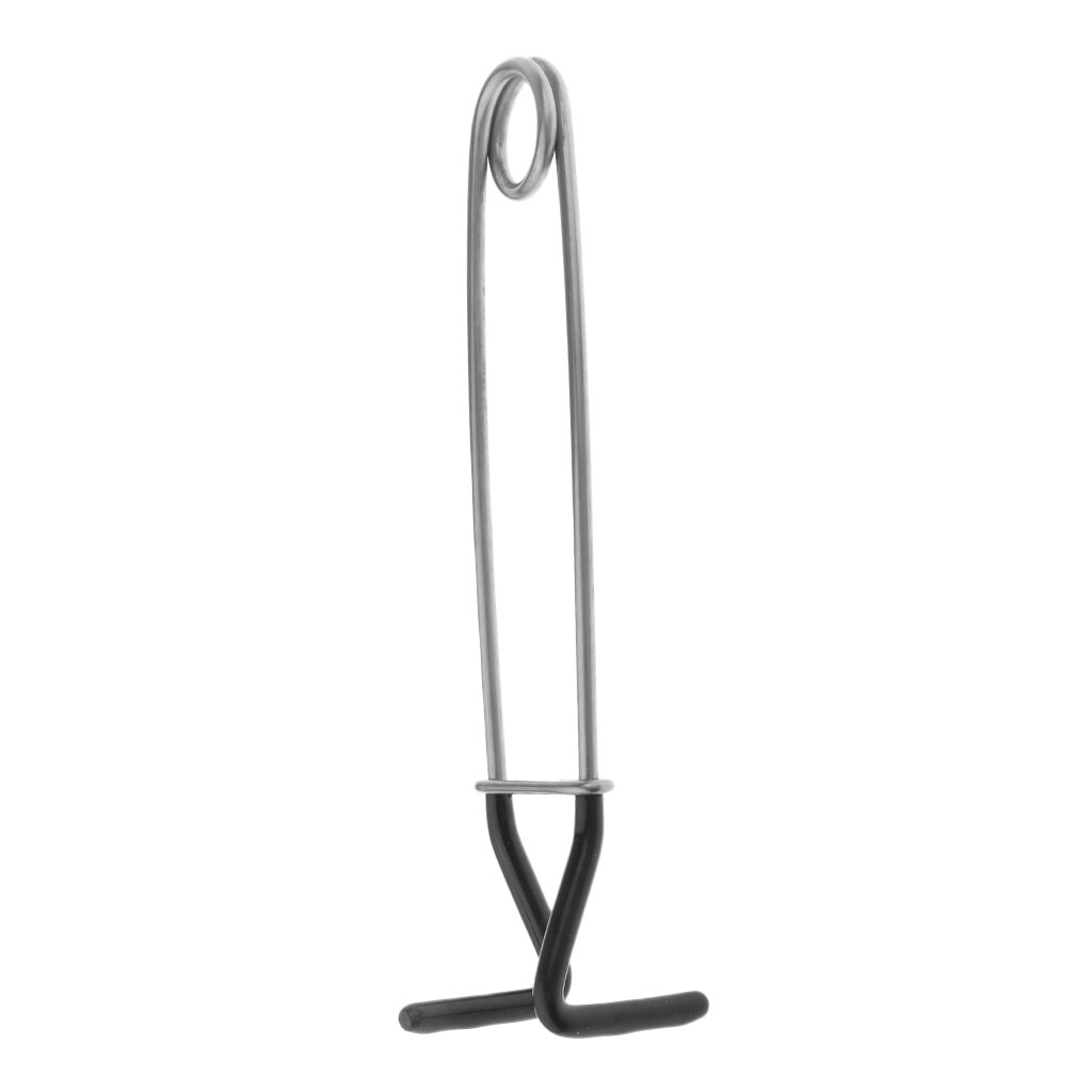 1PC 17cm Fisch Mund Öffner Kiefer Spreader Edelstahl Fisch Klammer Mund Gag Haken Entfernen Für Offenes Fisch hecht Angeln Zubehör