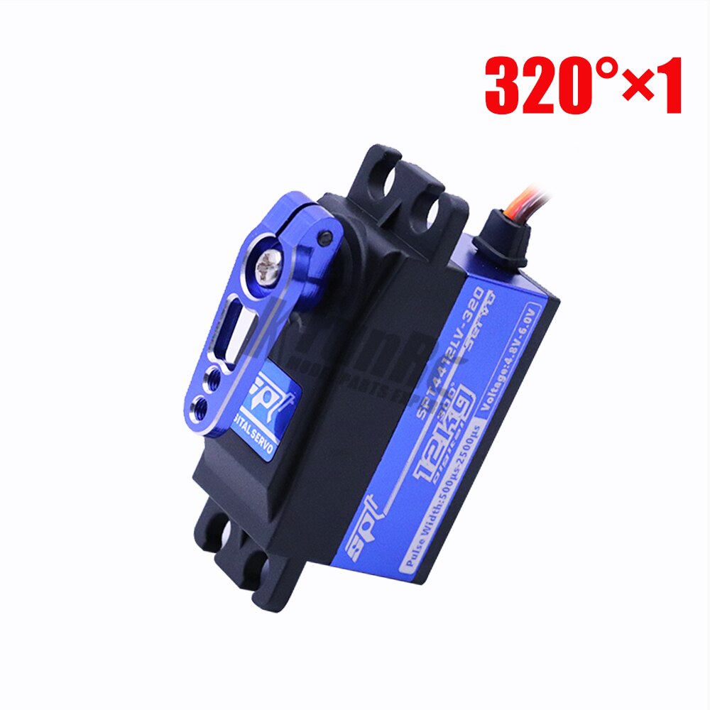 SPT4412LV 12kg Large Torque Metal Gear Standard Digital Low Profile Servo 1/10 RC Car 3racing SAKURA D4 CS Airplane Roboit Arm: 1 pcs 320 with arm