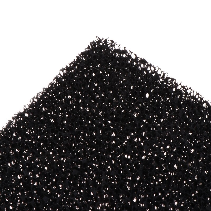 5 uds. Esponja Universal de espuma de carbón activado negro para filtro de aire, almohadilla de hoja impregnada