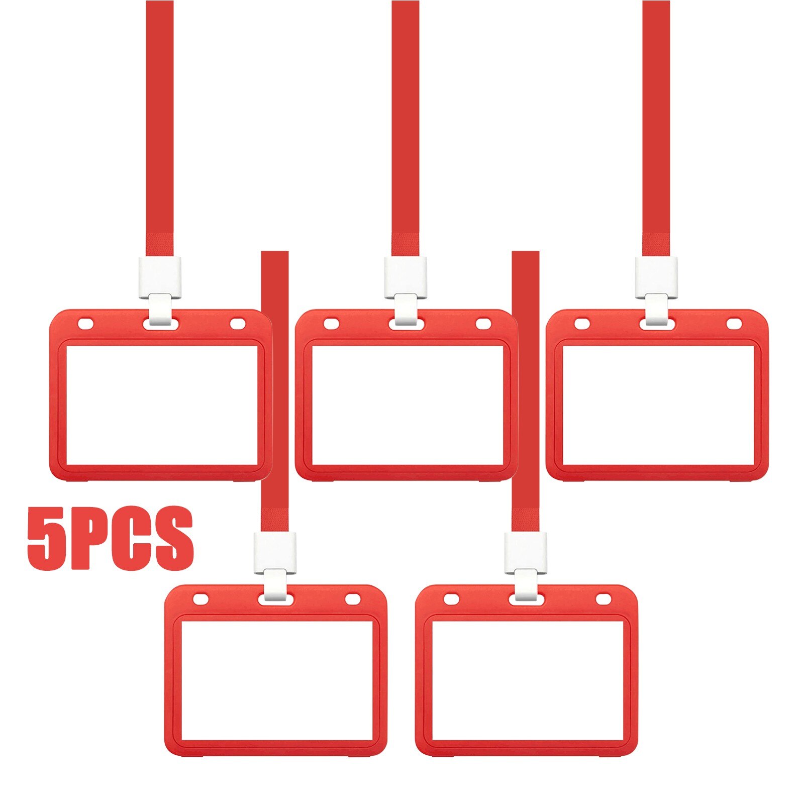 1/2/5PC Clear Vaccination Card Protector Vaccine Card 4x3 Protective Waterproof PVC Health Card Case for CDC Immunization Badge: Red 5pc