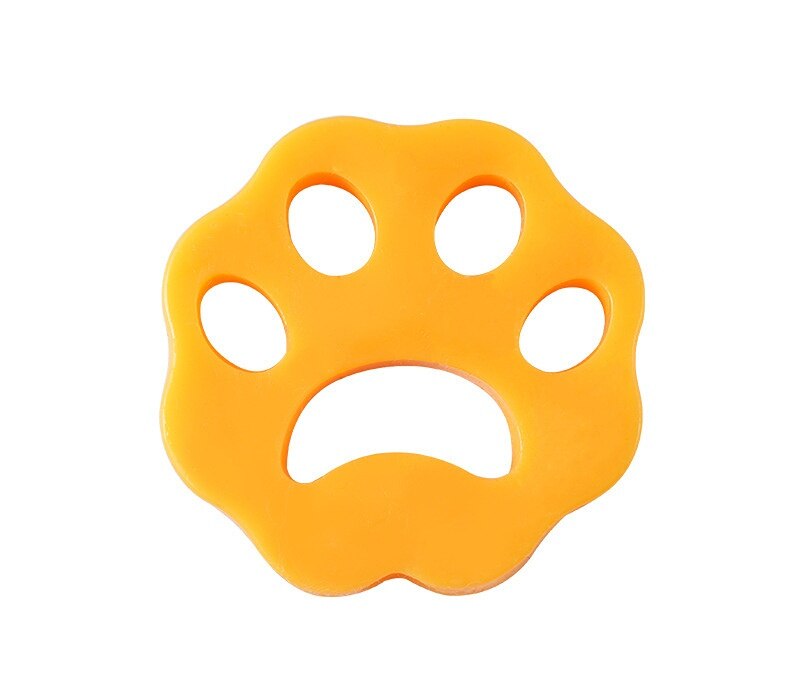 Siliconen Sticker Wasserij Dust Remover Pet Hair Sticker Machine Wasbaar Dubbelzijdig Haar Remover Water Wassen Cleaning Gluer: Flower Yellow
