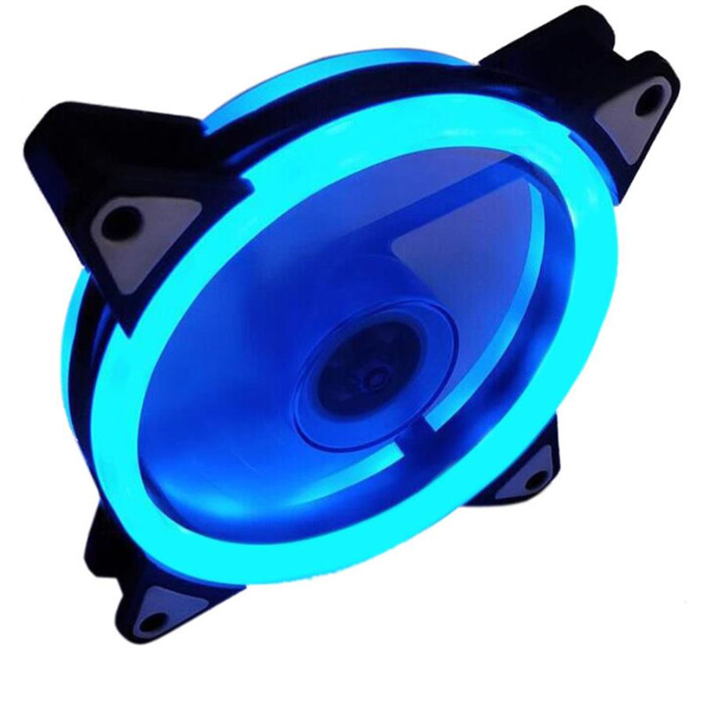 Computer Host LED Glow Blower Computer Modification Repair Parts Tool Cooling Fan Heat Sink Accessories Blower 12x12cm THB5169: 5