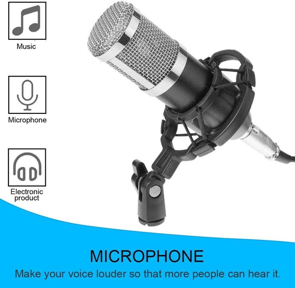 BM 800 microfone Studio Microphone microfone bm800 Condenser Sound Recording Microphone For computer PC