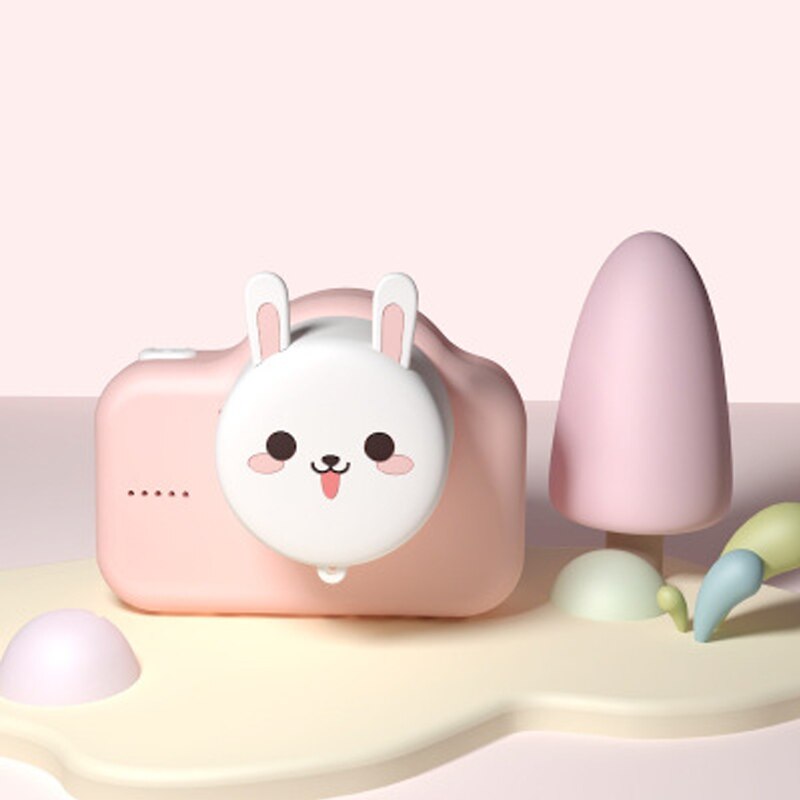 Mini cute cartoon children camera 20MP 2.0inch IPS Color screen Front rear dual camera great for children birthday