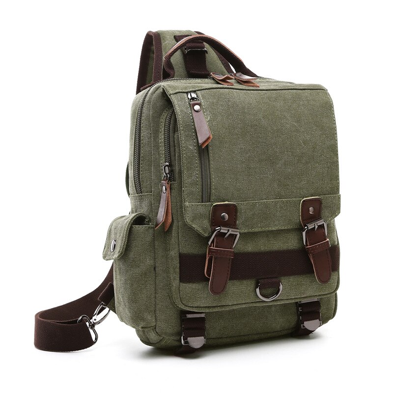 Scione hommes poitrine sac décontracté voyage sac à main Messenger sacs femmes femme bandoulière sac à bandoulière petit bolsas mujer: Vert armée