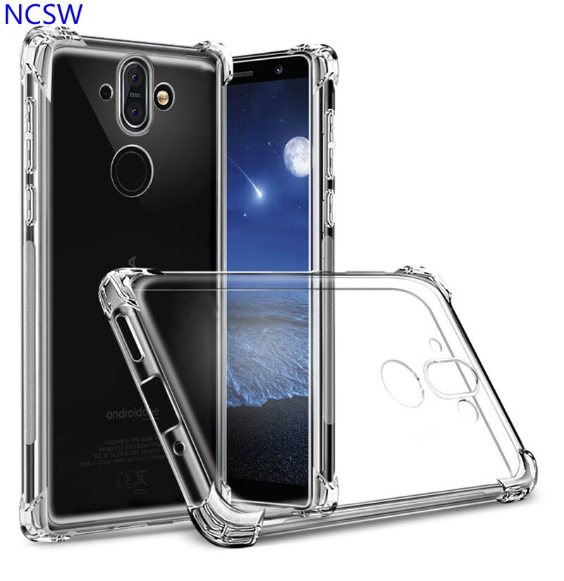 Shock-Proof Case for Nokia 2 3 5 6 7 8 TPU Phone Case Cover for Nokia 6 2.1 3.1 5.1 6.1 7.1 7 Plus Dual Slim Full Cover Cas