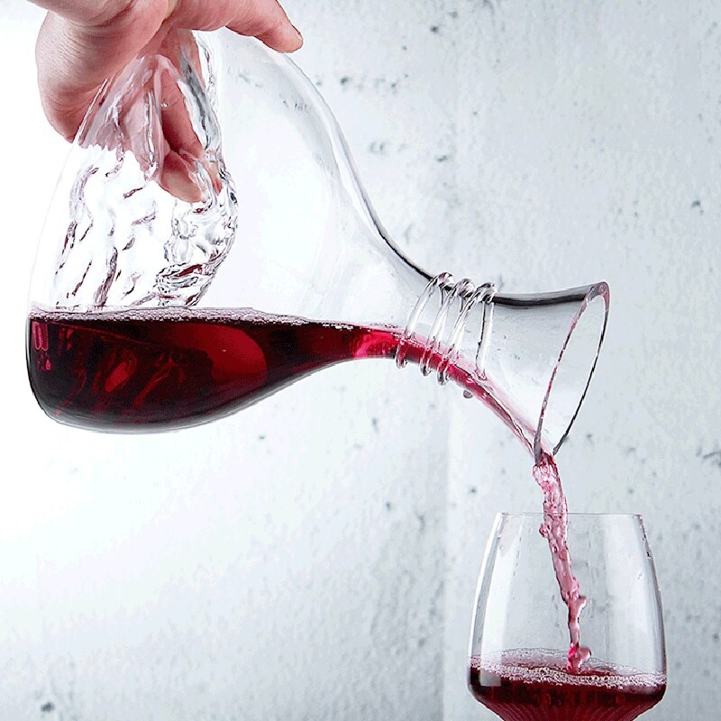 Lead-Free Crystal Glass Red Wine Decanter Manual Blown Wine Decanter