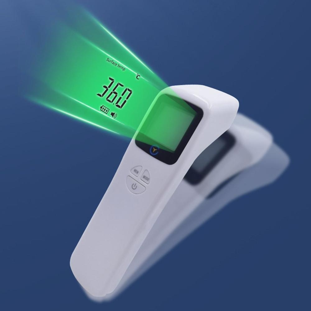 Portable Non-contact Infrared Sensor LED Digital Display High Temperature Alarm Precision Probe Thermometer