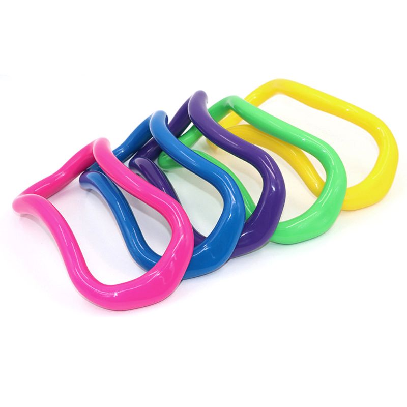 2x Yoga Pilates Ring - PP Stretch Support Circle for Home Workout Fitness