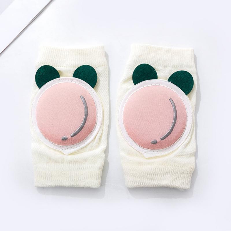 freundlicher Weiche Nicht-Unterhose Ellenbogen Pads Kleinkind Kleinkind Knie Pads Baby kriechen Schutz Sicherheit Knie Pads Gamaschen Mädchen jungen: 01