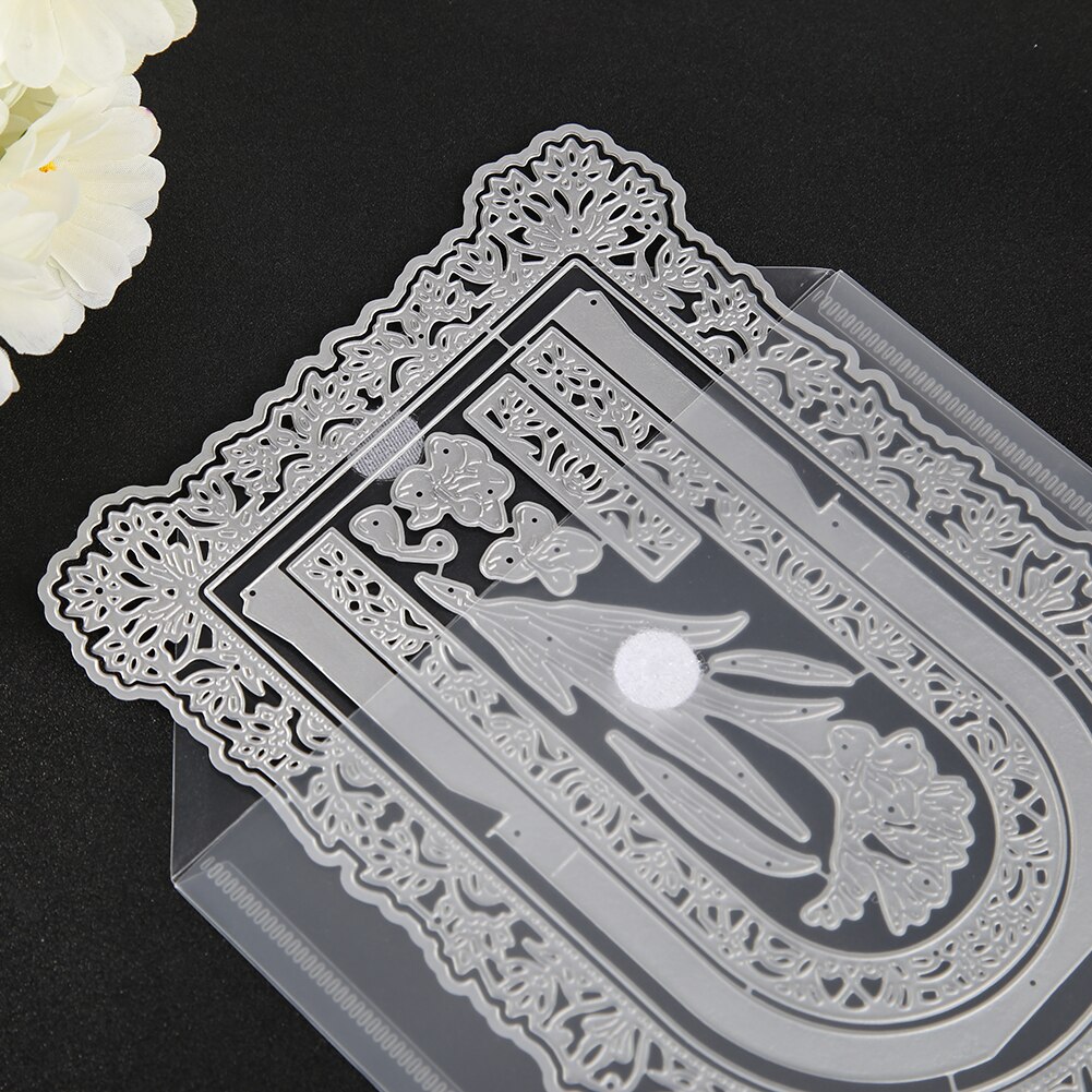 10pcs 24x18/18x13cm Stamp Collecting Bag Cutting Die Container Paper Card Making Stamp Dies Storage Case Template Holder Storage
