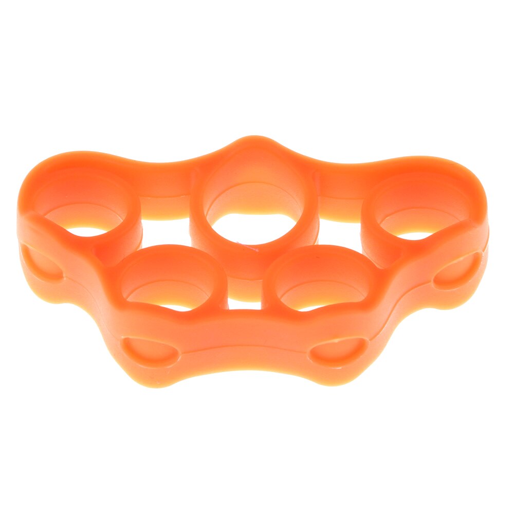 1 stk underarm håndled træning båre øvelse træk ring greb expander fitness udstyr finger modstand bånd hånd griber: Orange