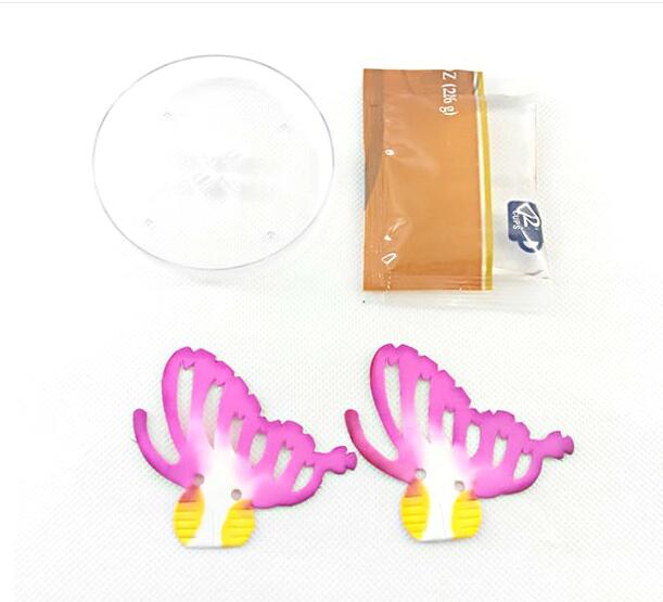 65mm W Pink Magic Growing Paper Butterfly Tree Artificial Magical Moth Christmas Trees Funny Kids Science Toys For Children