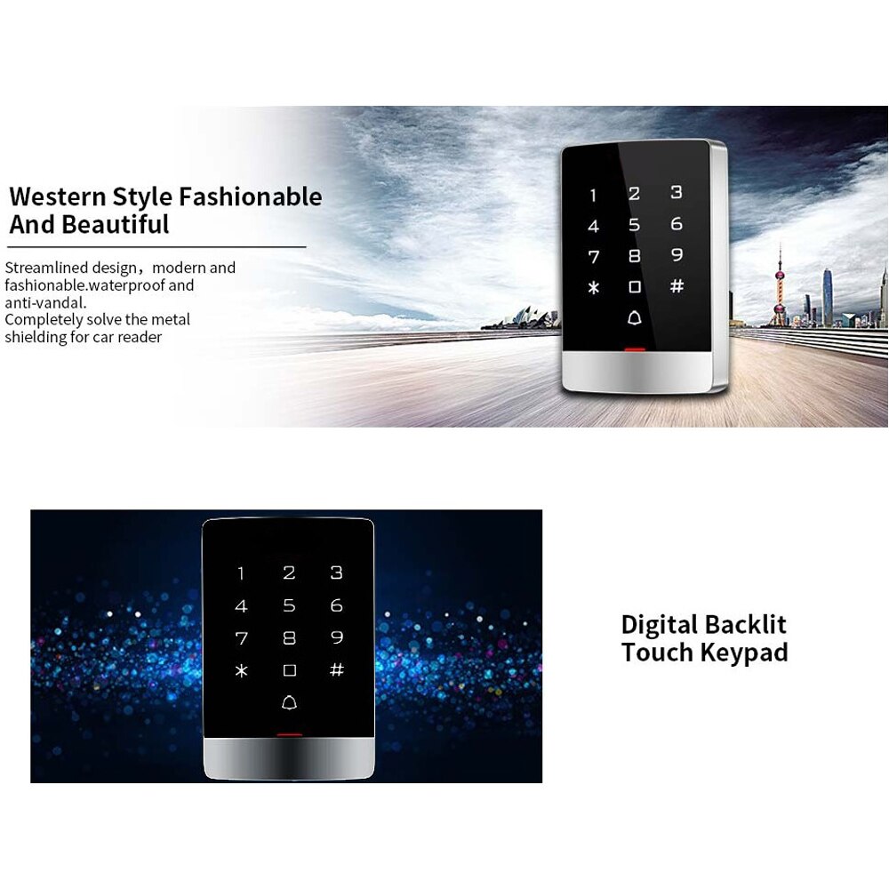 Metal Case Waterproof Touch Keypad 125KHz RFID 13.... – Grandado