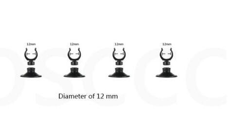 Aquarium Pipe Inflow & Outflow 13mm 12/16 16/22/ Fish tank for water pipe: 4pcs 12MM Sucker / 2 unit