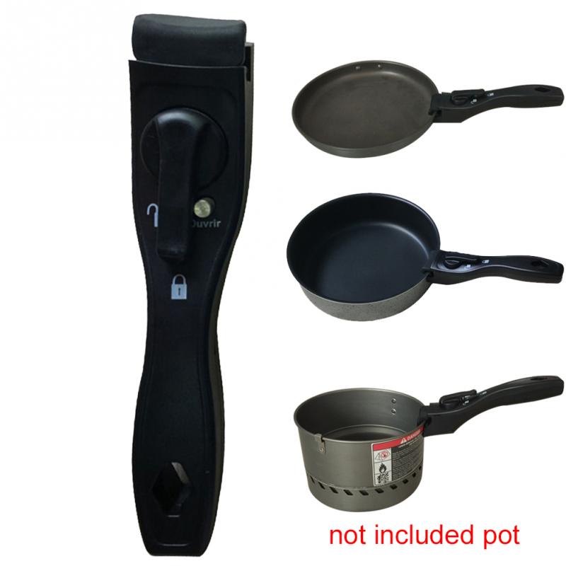 Removable Pot Handle Clip Different Pot Dismountable Grip Pan