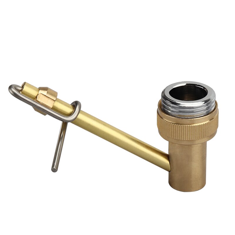 Brass Carboy & Jet Bottle Washer With Sink Faucet Adapter Beer Cleaning Homebrew Single Blast Wine Bottle Washer Wine Rinser: Silver