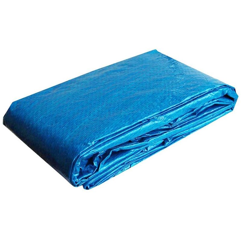 Rectangular Paddling Pool Cover Fits All Kinds of Swimming Pools, Rainproof Dust Cover for Inflatable Family Pool